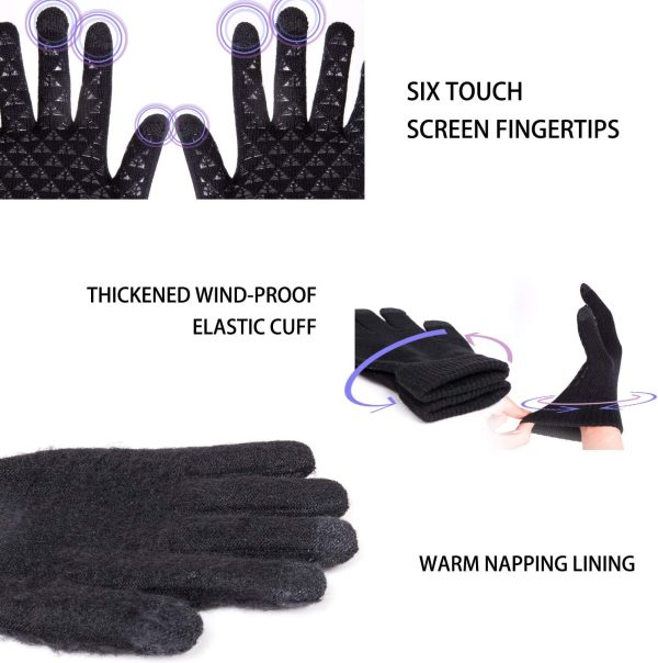 TRENDOUX Winter Gloves for Men Women - Upgraded Touch Screen Cold Weather - Image 3
