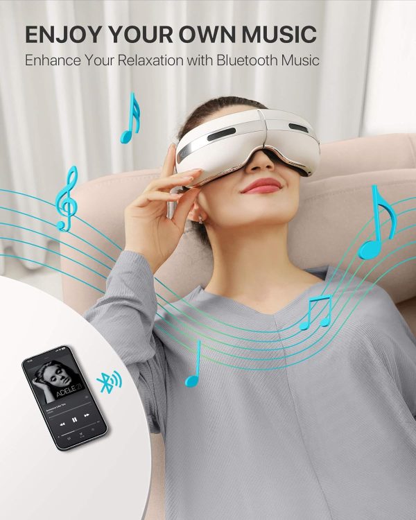 ALLJOY Eye Massager with Heat and Cooling for Migraines, Dry Eyes, Dark - Image 5