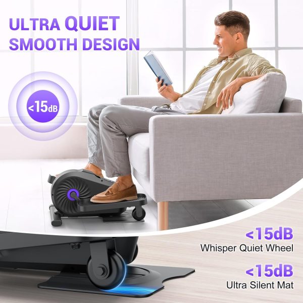 FUNMILY Under Desk Elliptical, Sitting or Standing Ellipse Leg Exerciser as - Image 7