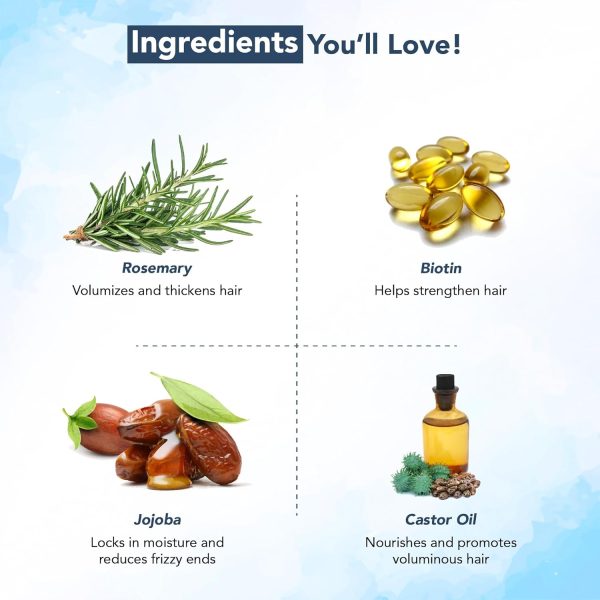Botanic Hearth 100% Pure Rosemary Oil For Hair Growth Infused With Biotin - Image 2