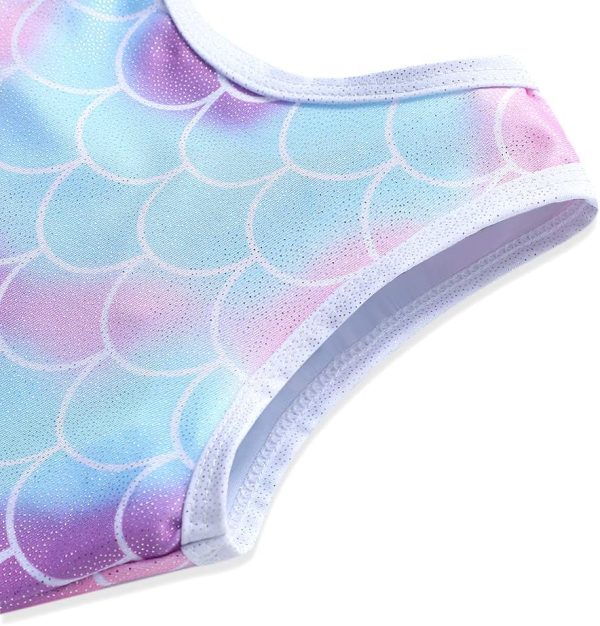 HOZIY Gymnastics Leotards for Girls with Shorts Toddlers Biketards Rainbow - Image 5