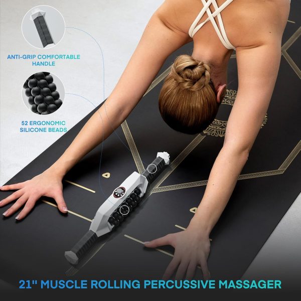 Electric Rolling Massager, Rechargeable Rolling Percussive Massager, - Image 2