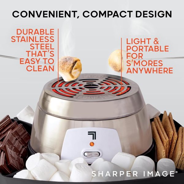 SHARPER IMAGE Electric S'mores Maker [Amazon Exclusive] 8-Piece Kit, 6 - Image 5
