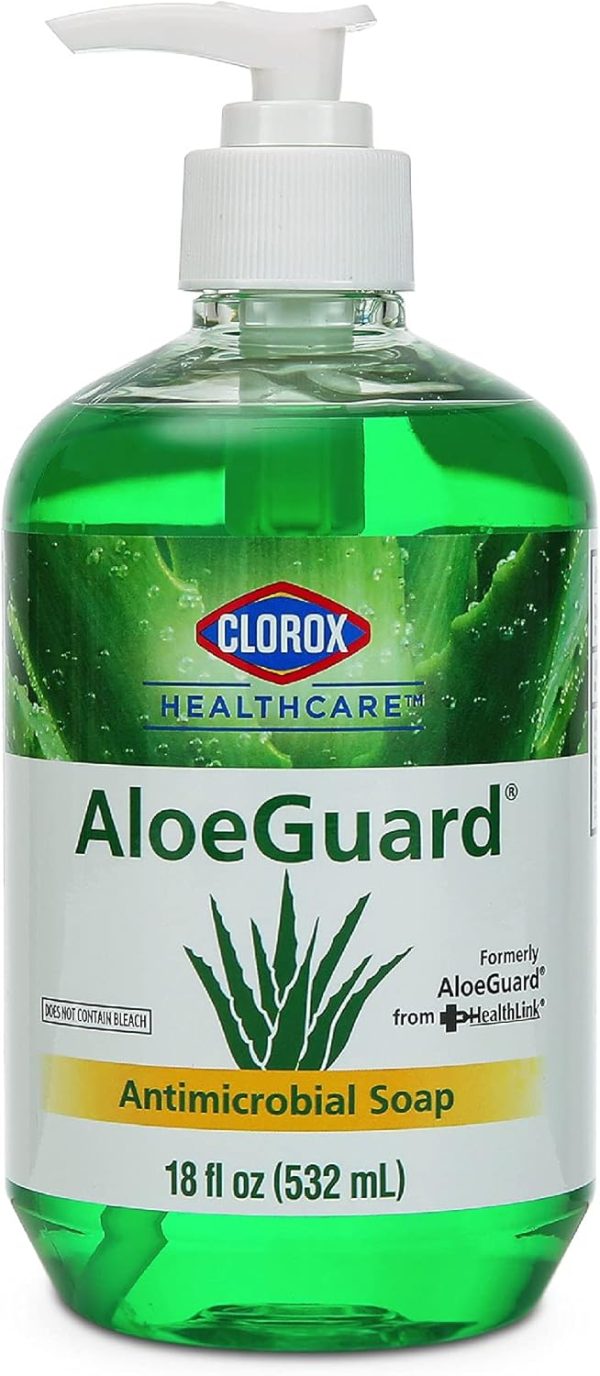 Clorox Healthcare AloeGuard Soap, Aloe Vera, 18 Ounce Per Pack | Clorox - Image 2