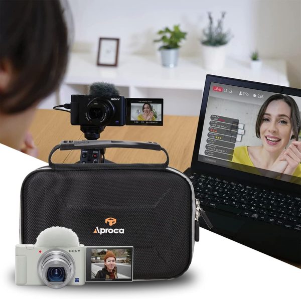 Aproca Hard Travel Storage Carrying Case, for Sony ZV-1 Camera and Vlogger - Image 4
