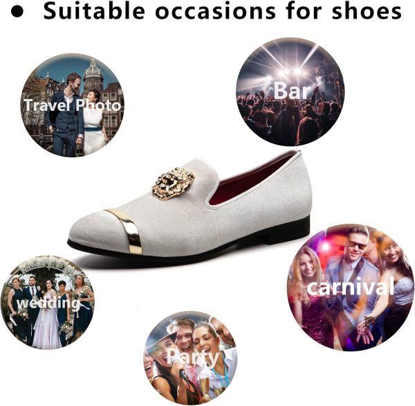 Meijiana Men's Fashion Classic Loafers Luxury Loafer Shoes and Weeding - Image 4