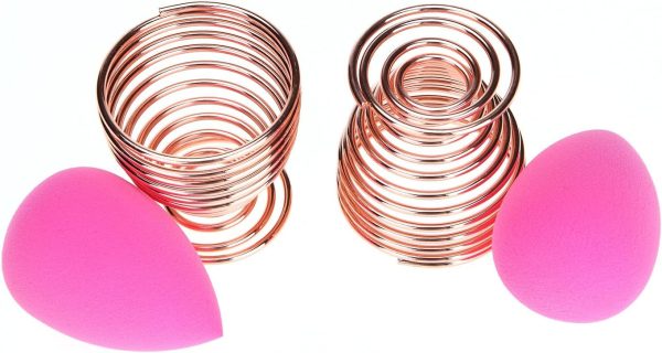 LanMa Beauty Sponge Blender Holder,(2 Pack Rose Gold) Makeup Sponge Drying - Image 3