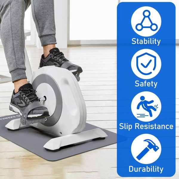 TOBWOLF Non-Slip Workout Mat for Ellipse Leg Exerciser, Ellipse Machine Mat - Image 7