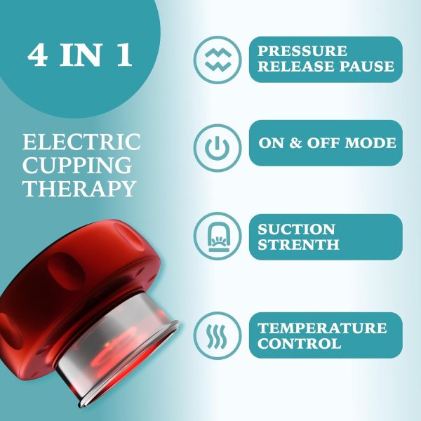 4 in 1 Smart Cupping Therapy Massager, Muscle Soreness Relief, Dynamic - Image 6