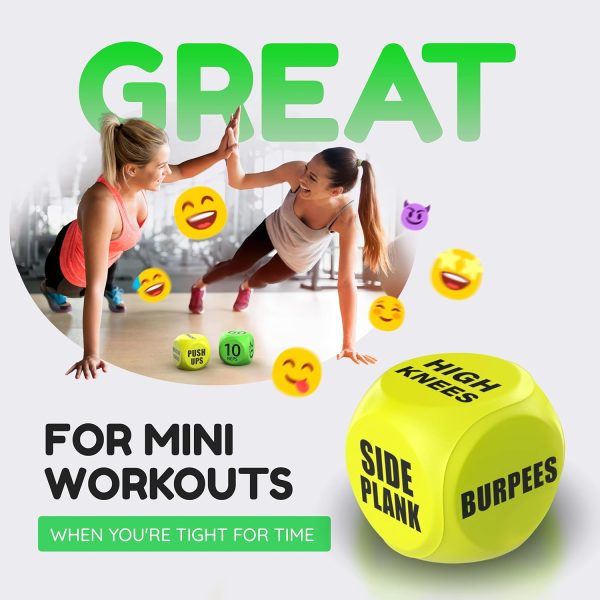 Skywin-Exercise Dice, Fun Workout Dice for Solo or Group Classes, 6-Sided - Image 4