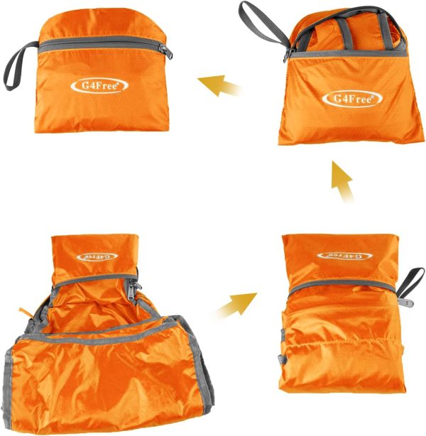 G4Free 20L Lightweight Packable Backpack Travel Hiking Daypack Foldable - Image 7