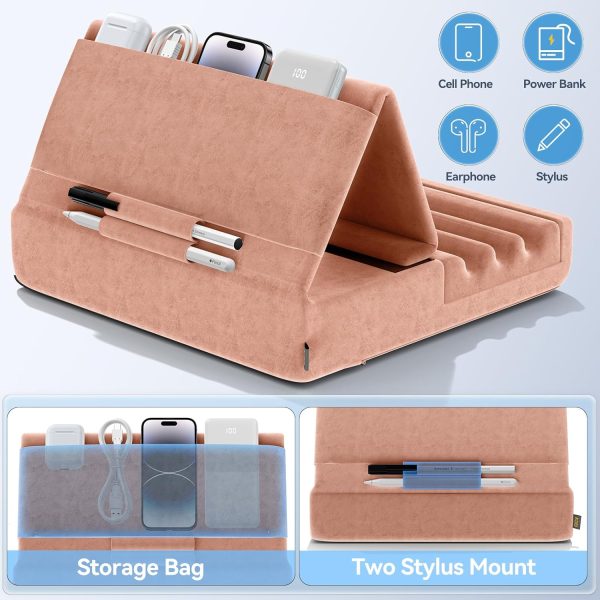 KDD Tablet Pillow Holder, Foldable iPad Stand for Lap, Bed and Desk -Tablet - Image 6