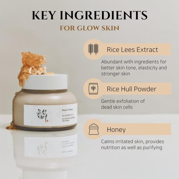 Beauty of Joseon Ground Rice and Honey Glow Mask Pore Sebum Care for Dry - Image 4