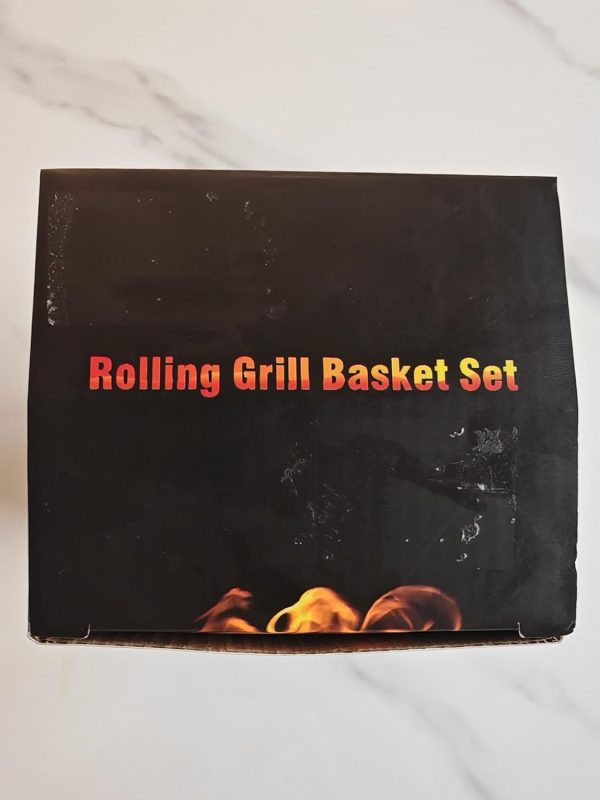 Nesting Grill Baskets (2PCS, 2024), Removable Wooden Handle, 304 Stainless - Image 8