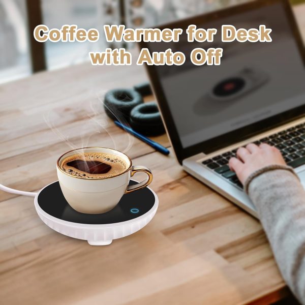 Mug Warmer Coffee Warmer, Coffee Mug | Cup Warmer for Desk, Smart Automatic - Image 3