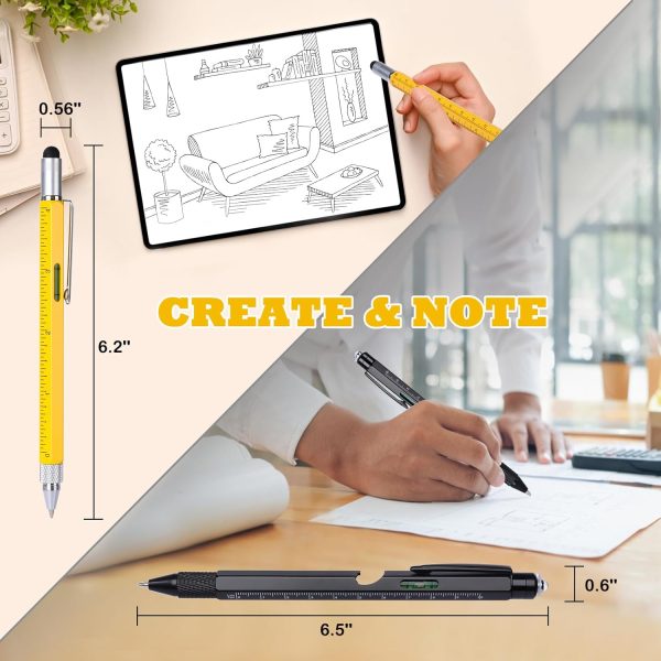 9 in 1 Multitool Pen Set, Stocking Stuffers for Adults Men, Multi Tool Pen - Image 4
