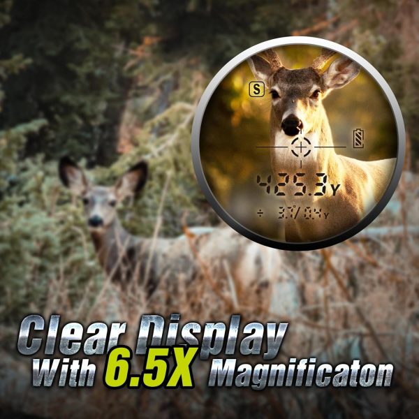 TIDEWE Hunting Rangefinder Mini with Rechargeable Battery, 875Y Laser Range - Image 4