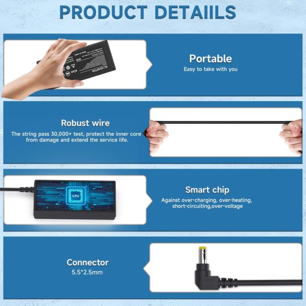 Charger for Harman Kardon Onyx Studio 7 6 5 4 3 2 1 Wireless Bluetooth - Image 5
