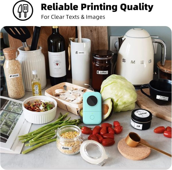Phomemo D30 Label Maker Machine, Portable Bluetooth Mini Label Printer, - Image 4