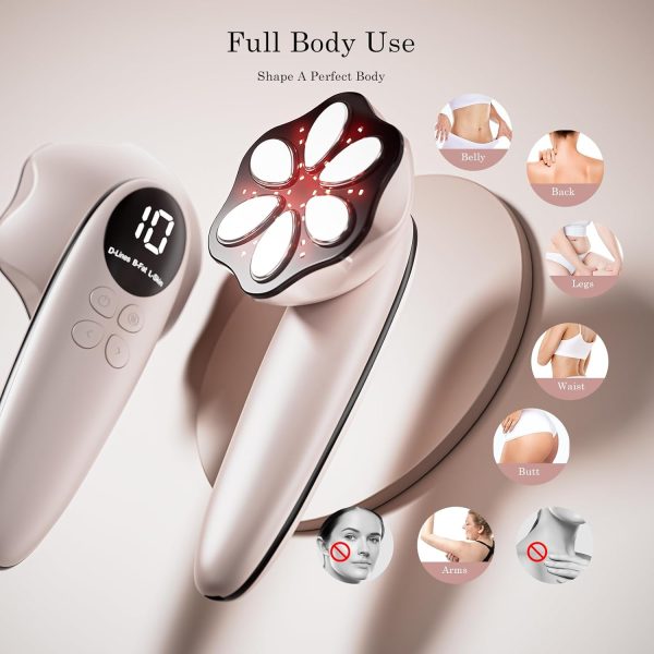 Body Massager, Professional Cordless Handheld Body Massager for Belly, - Image 4