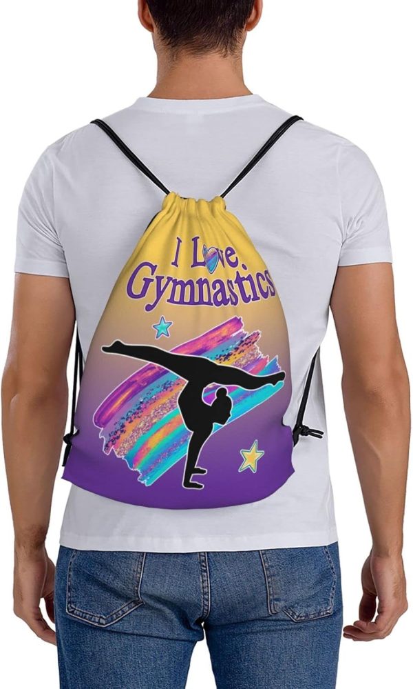 Gymnastics Drawstring Bags For Women Gymnast Drawstring Backpack Water - Image 8