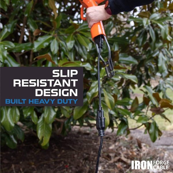 Iron Forge Cable Weatherproof Outdoor Extension Cord 25 ft, 16/3 SJTW Heavy - Image 7