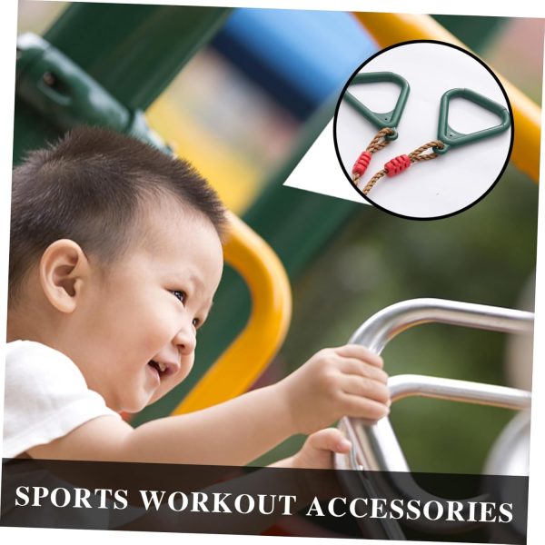 BESPORTBLE Ring Swing Course Dumbbells Pull up Ring Fitness Hangers Barbell - Image 5