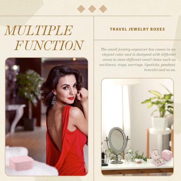 12 Pcs Mini Travel Jewelry Case Bridesmaid Proposal Gift Boxes Small - Image 6