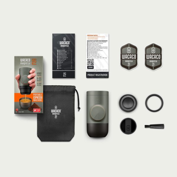 WACACO Minipresso GR2 Espresso Machine Compatible Ground Coffee, Portable - Image 9