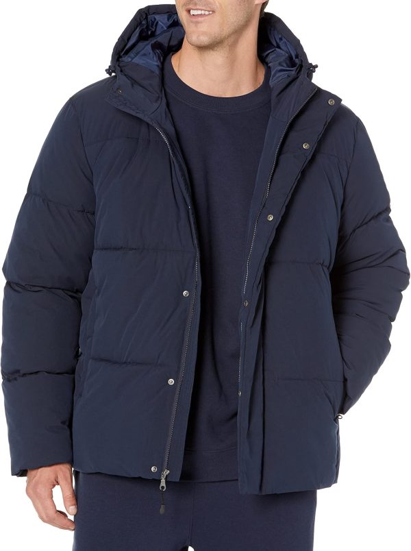 Amazon Essentials Men's Mid-Length Hooded Puffer Coat (Available in Big & - Image 5