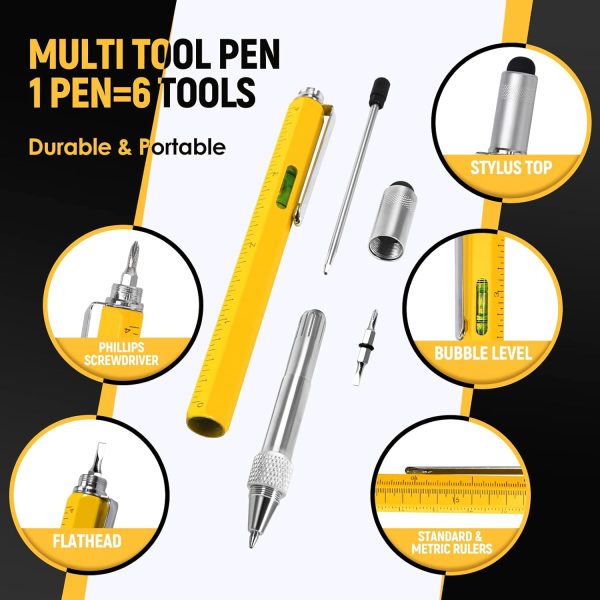 BIIB Stocking Stuffers for Adults Men Him, Multitool Pen Gifts for Men Dad - Image 2