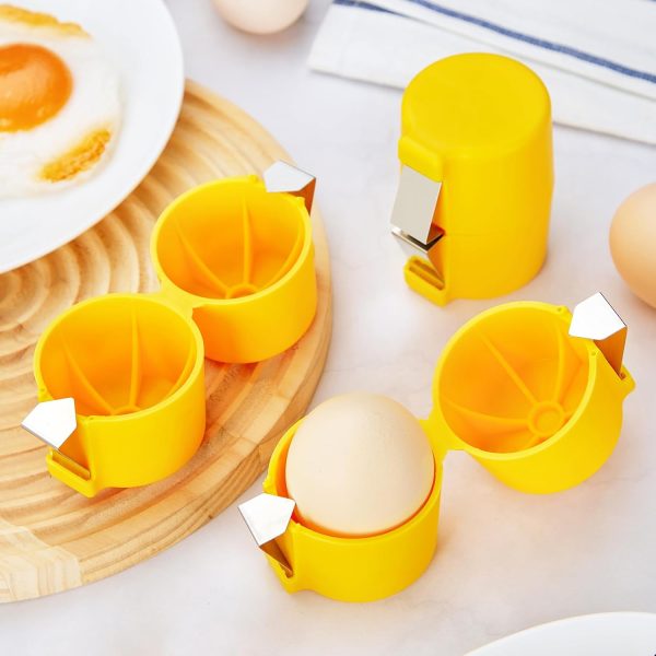 6Pcs Egg Shell Cracker Breaker Opener Peeler Remover Separator Tool for - Image 6
