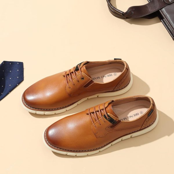 Bruno Marc Men's Crossflex Oxford Dress Sneakers Casual Leather Dress Shoes - Image 6