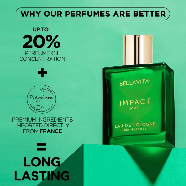 Bella.vitaa Luxury IMPACT MAN Eau De Cologne Perfume with Mandarin Orange, - Image 4