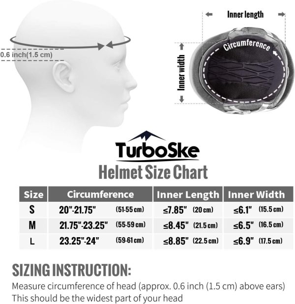 Ski Helmet, Snowboard Helmet, Snow Sports Helmet, Audio Compatible for Men - Image 4