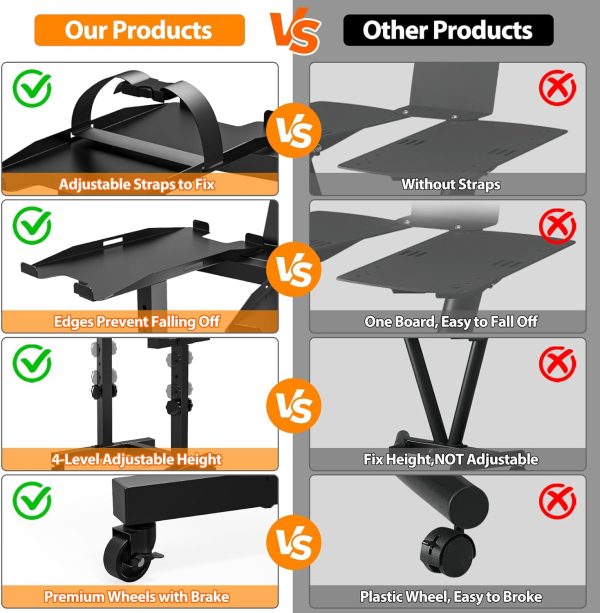 Uboway Adjustable Dumbbell Stand- Dumbbell Rack with 4 Level Height - Image 4