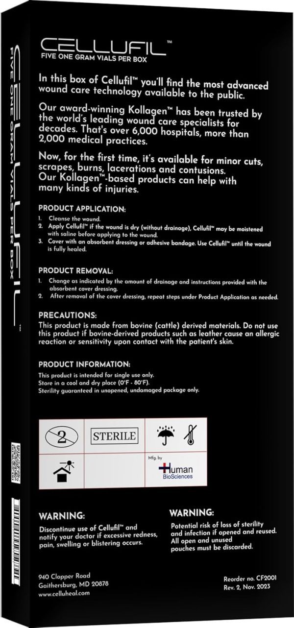 Cellufil® Collagen Particles for Advanced Wound Care – 100% Non-Hydrolyzed - Image 3