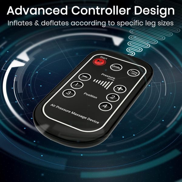 Vive Leg Recovery System for Athletes - Sequential Compression Device SCD - Image 6