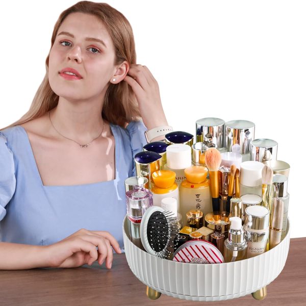 funest Makeup Perfume Organizer, 360 Degree Rotating Lazy Susan Cosmetic - Image 7
