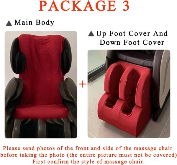 Full Body Shiatsu Massage Chair Cover,Zero Gravity Stretchs Fabrics - Image 2