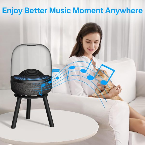 Heavy-Duty Metal Desktop Speaker Stand for Harman Kardon Aura Studio 4, - Image 7