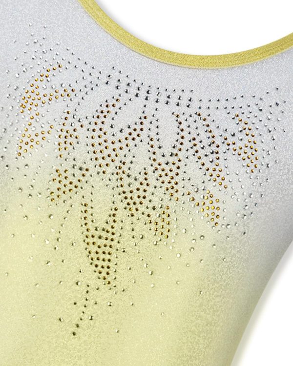 Gogokids Gymnastics Leotards for Girls, Sleeveless Rhinestone Kids Dance - Image 3