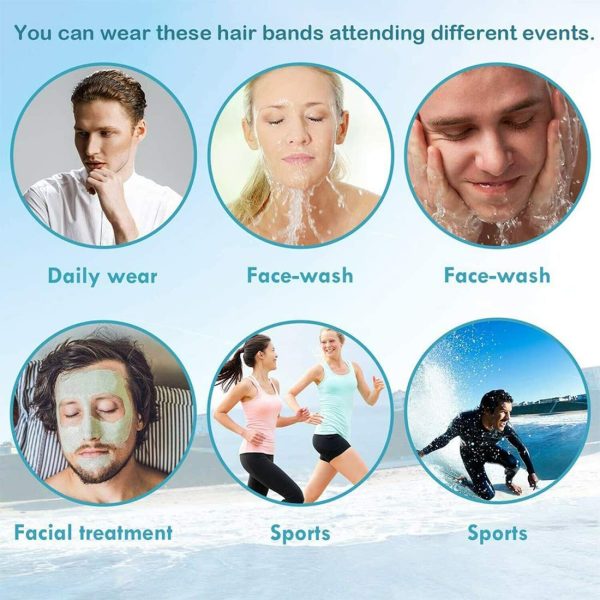 Nomakk 6 Pieces Metal Headbands Wavy Hairband Spring Hair Hoop Sports - Image 7