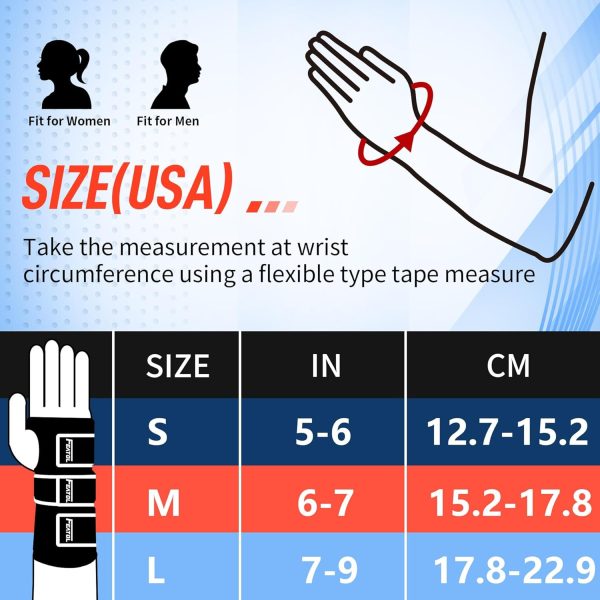 FEATOL Carpal Tunnel Wrist Brace Night Support, Wrist and Thumb Brace for - Image 4