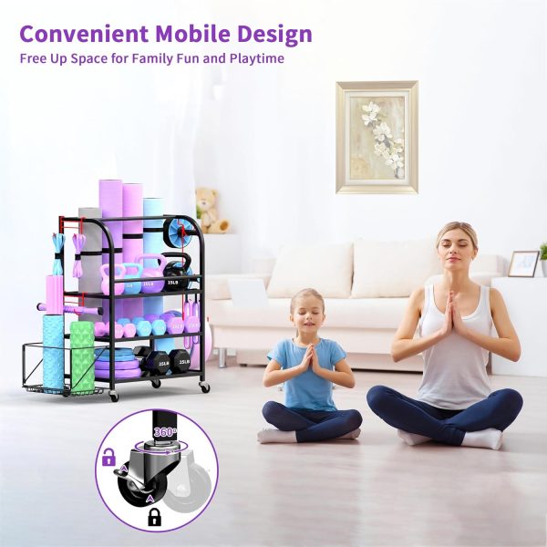 Dumbbell Rack, Weight Rack for Home Gym, 600LBS Metal Home Gym Storage with - Image 6