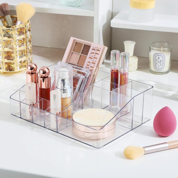 Vtopmart 3 Tier Clear Makeup Organizer with Drawer, Cosmetic Storage for - Image 3