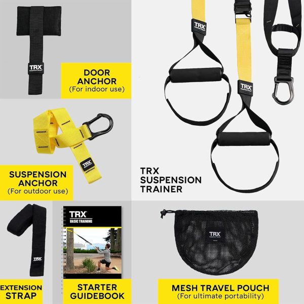 TRX All-in-One Suspension Training System for Weight Training, Cardio, - Image 5