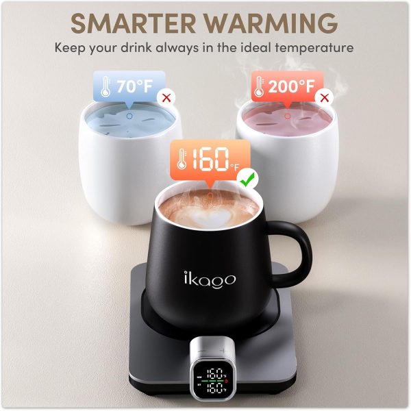 Smart Heated Coffee Mug Warmer & Mug Set - Heated Mug Warmer with Auto Shut - Image 8