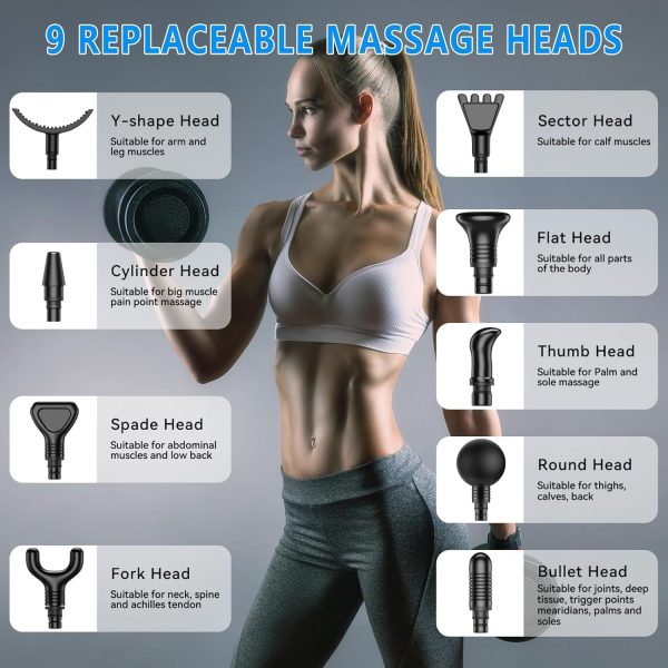 APHERM Massage Gun, Muscle Massage Gun for Athletes Handheld Electric Deep - Image 5