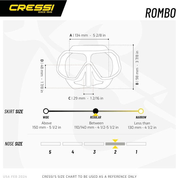 Cressi Lightweight Frameless Mask for Spearfishing, Freediving, and - Image 5